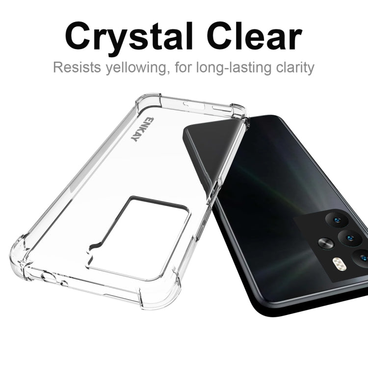 For HTC U23 ENKAY Hat-Prince Transparent TPU Shockproof Phone Case by ENKAY