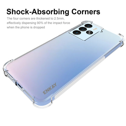 For HTC U23 Pro ENKAY Hat-Prince Transparent TPU Shockproof Phone Case by ENKAY