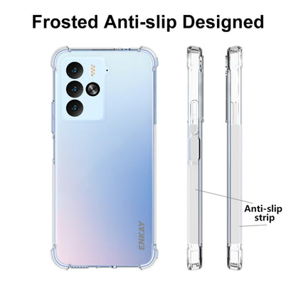 For HTC U23 Pro ENKAY Hat-Prince Transparent TPU Shockproof Phone Case by ENKAY