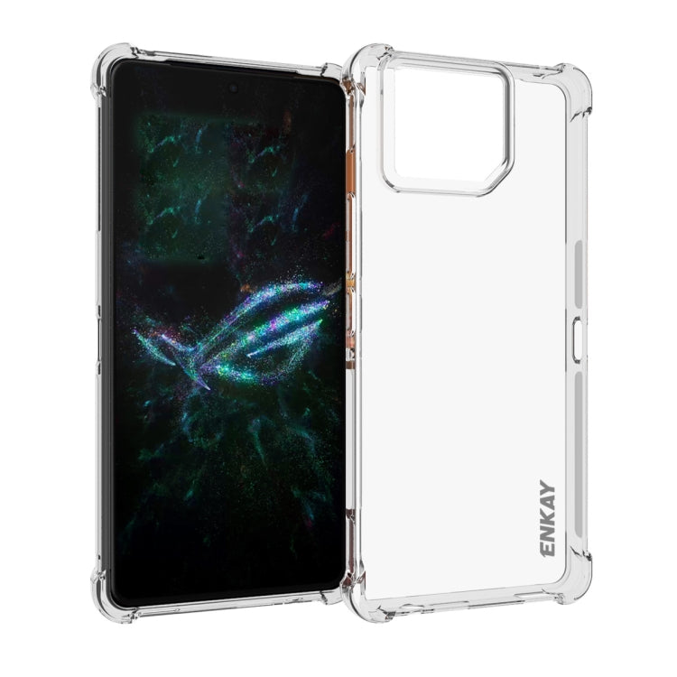 For Asus Rog Phone 9 / 9 Pro ENKAY Hat-Prince Transparent TPU Shockproof Phone Case by ENKAY