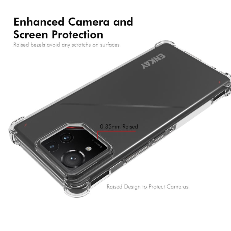 For Asus Rog Phone 9 / 9 Pro ENKAY Hat-Prince Transparent TPU Shockproof Phone Case by ENKAY