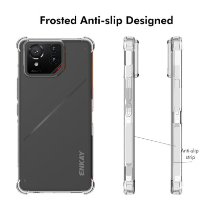 For Asus Rog Phone 9 / 9 Pro ENKAY Hat-Prince Transparent TPU Shockproof Phone Case by ENKAY