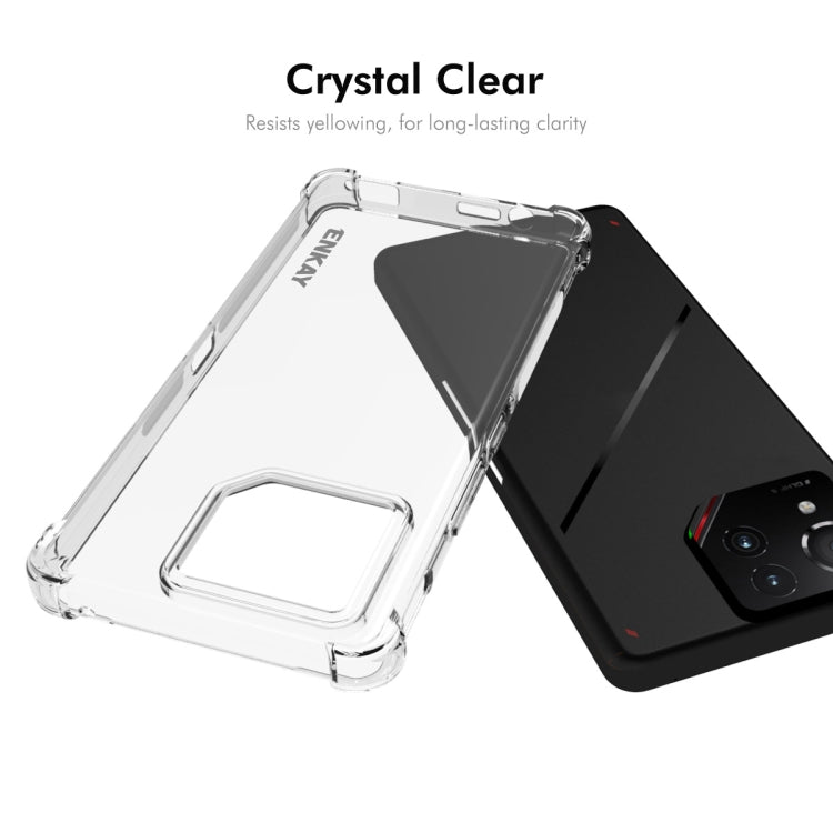 For Asus Rog Phone 9 / 9 Pro ENKAY Hat-Prince Transparent TPU Shockproof Phone Case by ENKAY