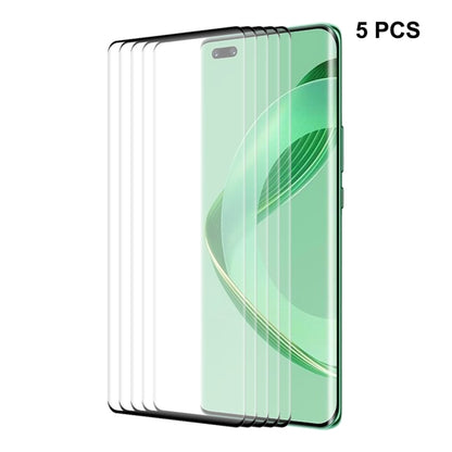 For Huawei Nova 11 Pro / 11 Ultra 5pcs ENKAY Hot Bending Full Coverage Side Glue Tempered Glass Film by ENKAY