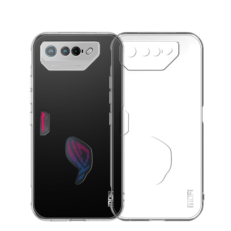 For ASUS ROG Phone 7 MOFI Ming Series Ultra-thin TPU Phone Case(Transparent) by MOFI