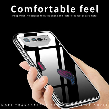 For ASUS ROG Phone 7 MOFI Ming Series Ultra-thin TPU Phone Case(Transparent) by MOFI