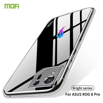 For ASUS ROG Phone 8 Pro MOFI Ming Series Ultra-thin TPU Phone Case(Transparent) by MOFI