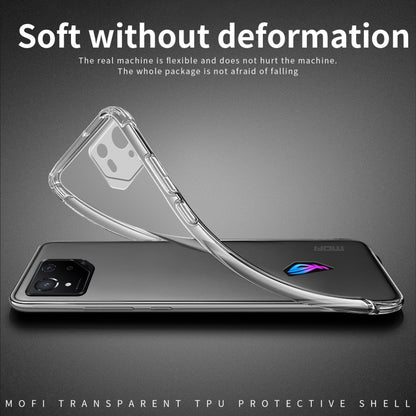 For ASUS ROG Phone 8 Pro MOFI Ming Series Ultra-thin TPU Phone Case(Transparent) by MOFI