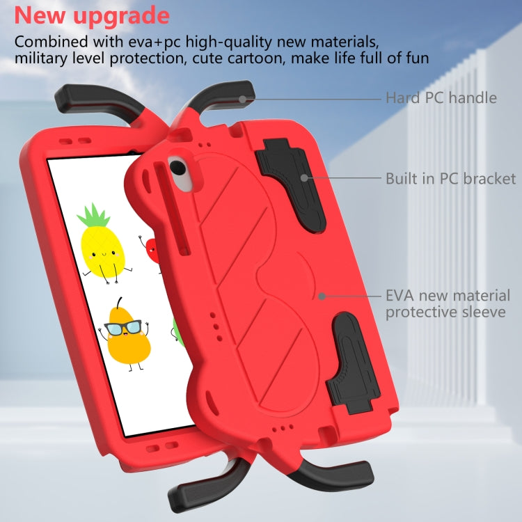 For Nokia T20 10.36 2021 Ice Baby EVA Shockproof Hard PC Tablet Case(Red+Black) by bashfashion