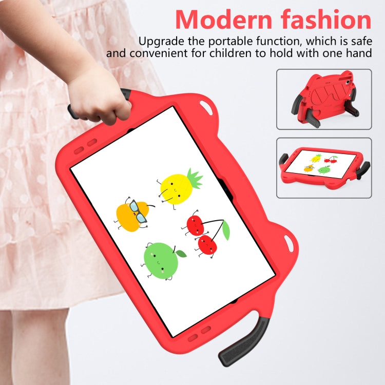 For Nokia T20 10.36 2021 Ice Baby EVA Shockproof Hard PC Tablet Case(Red+Black) by bashfashion