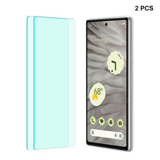 2pcs For Google Pixel 7A ENKAY 0.26mm 9H 2.5D High Aluminum-silicon Tempered Glass Film by ENKAY