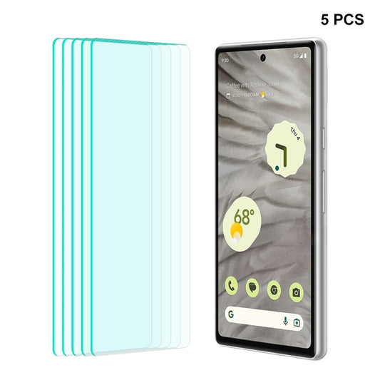 5pcs For Google Pixel 7A ENKAY 0.26mm 9H 2.5D High Aluminum-silicon Tempered Glass Film by ENKAY