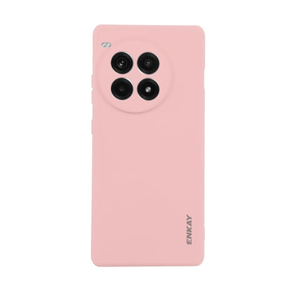 For OnePlus Ace 3 Pro ENKAY Liquid Silicone Soft Shockproof Phone Case(Pink) by ENKAY