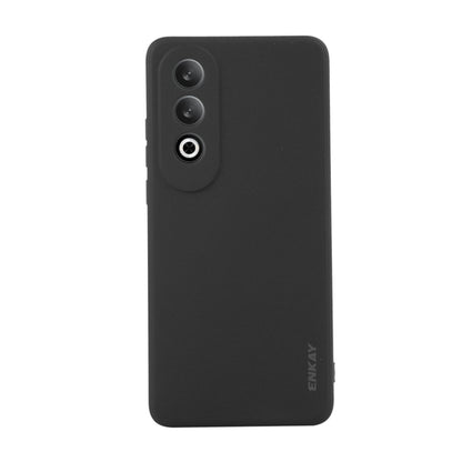 For OnePlus Nord CE4 ENKAY Liquid Silicone Soft Shockproof Phone Case(Black) by ENKAY