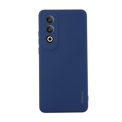 For OnePlus Nord CE4 ENKAY Liquid Silicone Soft Shockproof Phone Case(Dark Blue) by ENKAY
