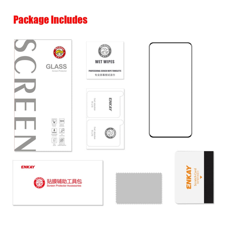 For Huawei P60 Pro / Art ENKAY 3D Curved Full Glue Hot Bending Tempered Glass Full Film by ENKAY