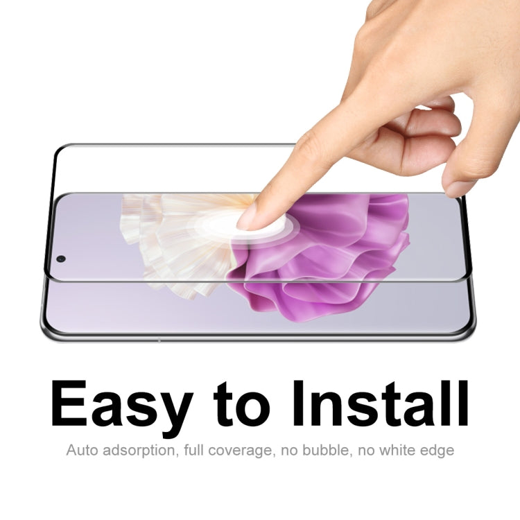 For Huawei P60 Pro / Art 2pcs ENKAY 3D Curved Full Glue Hot Bending Tempered Glass Full Film by ENKAY