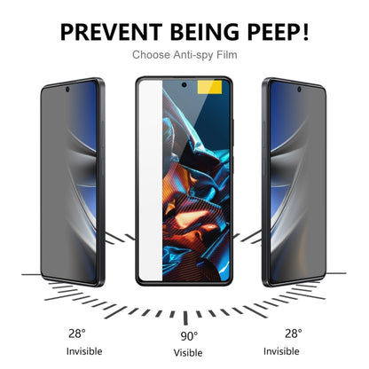 For Xiaomi Poco F5 Pro ENKAY 28 Dedgree Anti-peeping Tempered Glass Full Screen Film by ENKAY