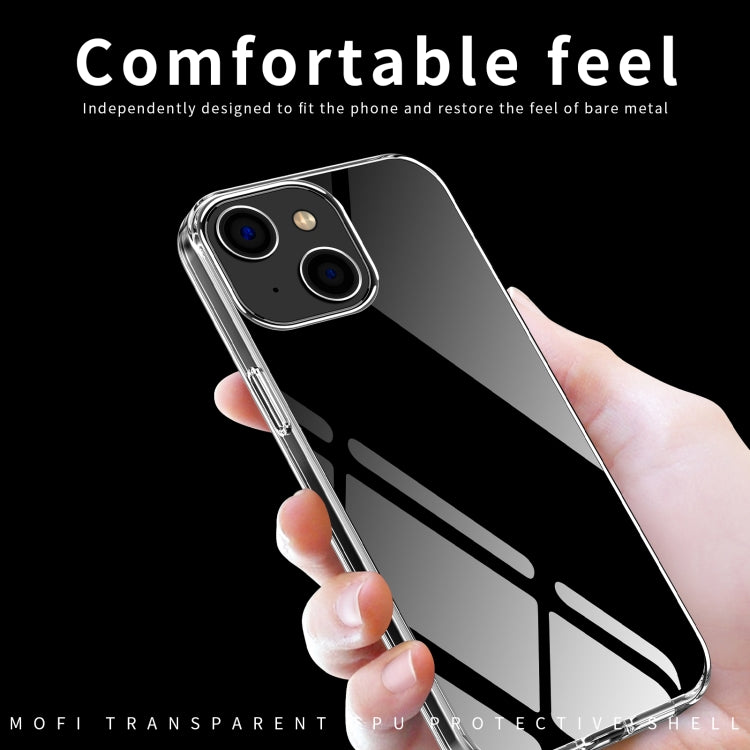 For iPhone 15 MOFI Ming Series Ultra-thin TPU Phone Case(Transparent) by MOFI