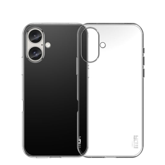 For iPhone 16 MOFI Ming Series Ultra-thin TPU Phone Case(Transparent) by MOFI