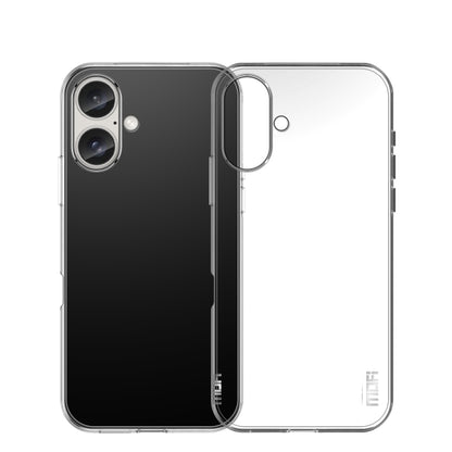 For iPhone 16 Plus MOFI Ming Series Ultra-thin TPU Phone Case(Transparent) by MOFI
