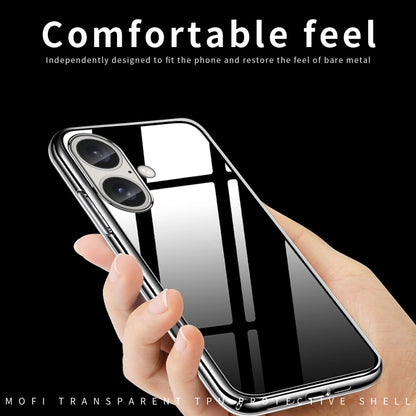 For iPhone 16 Plus MOFI Ming Series Ultra-thin TPU Phone Case(Transparent) by MOFI