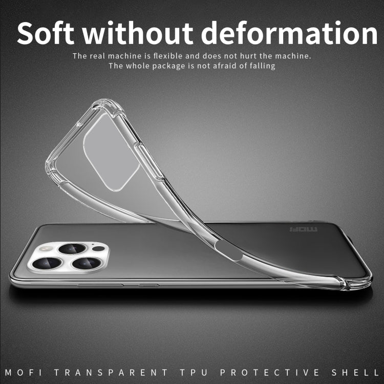 For iPhone 16 Pro Max MOFI Ming Series Ultra-thin TPU Phone Case(Transparent) by MOFI