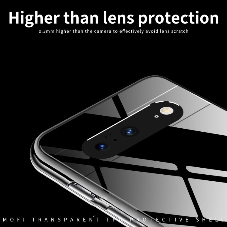 For Google Pixel 8 MOFI Ming Series Ultra-thin TPU Phone Case(Transparent) by MOFI