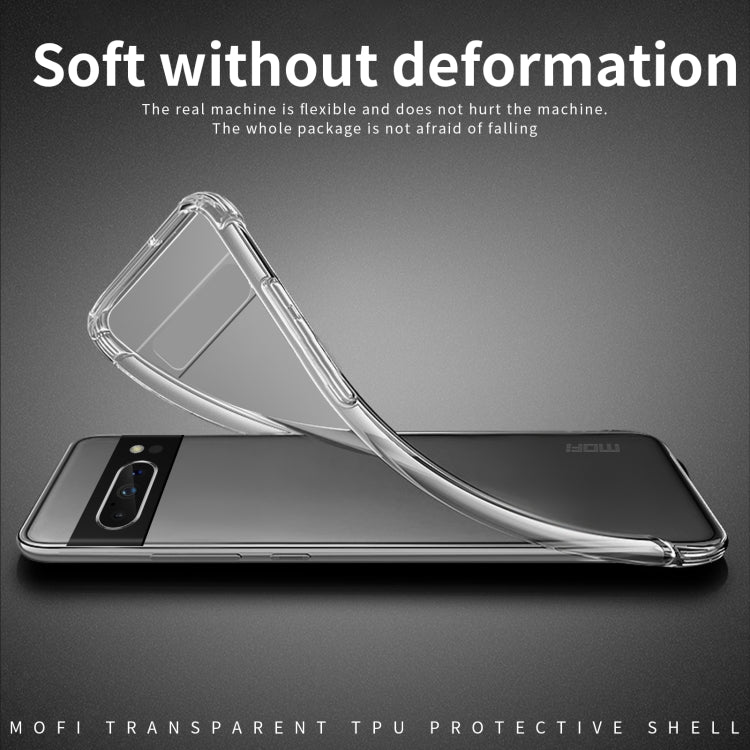 For Google Pixel 8 Pro MOFI Ming Series Ultra-thin TPU Phone Case(Transparent) by MOFI