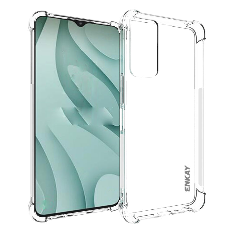 For TCL 40 XE 5G ENKAY Hat-Prince Transparent TPU Shockproof Phone Case by ENKAY