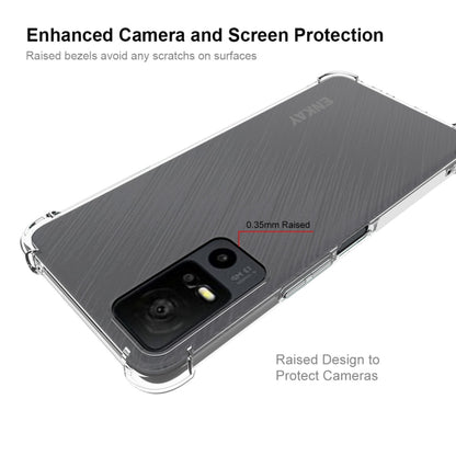 For TCL 40 XE 5G ENKAY Hat-Prince Transparent TPU Shockproof Phone Case by ENKAY