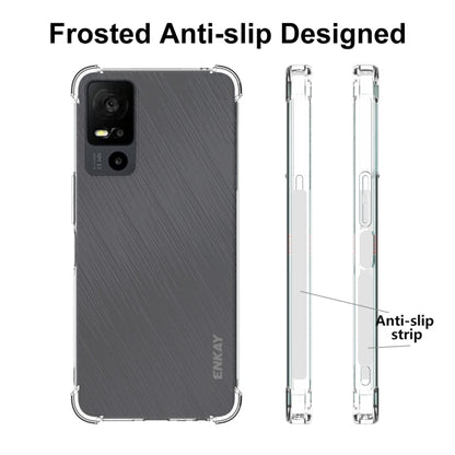For TCL 40 XE 5G ENKAY Hat-Prince Transparent TPU Shockproof Phone Case by ENKAY