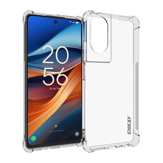 For TCL 50 SE 4G ENKAY Hat-Prince Transparent TPU Shockproof Phone Case by ENKAY