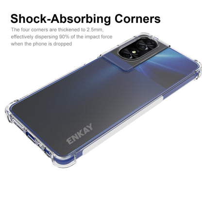 For TCL 50 SE 4G ENKAY Hat-Prince Transparent TPU Shockproof Phone Case by ENKAY