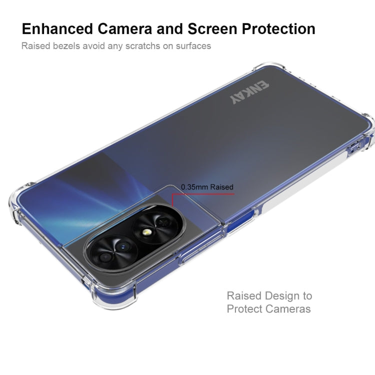 For TCL 50 SE 4G ENKAY Hat-Prince Transparent TPU Shockproof Phone Case by ENKAY