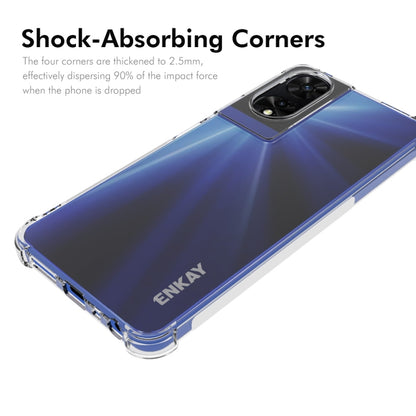 For TCL 505 4G ENKAY Hat-Prince Transparent TPU Shockproof Phone Case by ENKAY