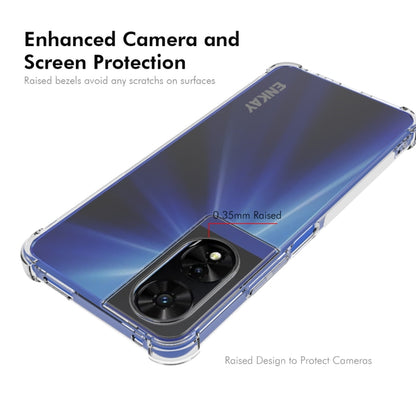 For TCL 505 4G ENKAY Hat-Prince Transparent TPU Shockproof Phone Case by ENKAY