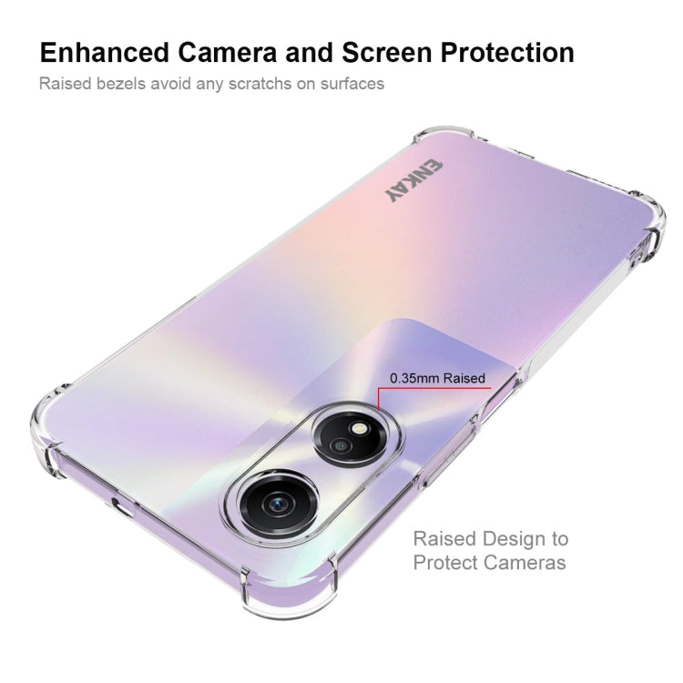 For Honor Play 40 5G / Play 40C 5G ENKAY Hat-Prince Transparent TPU Shockproof Phone Case by ENKAY