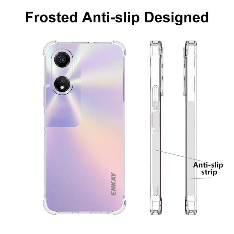 For Honor Play 40 5G / Play 40C 5G ENKAY Hat-Prince Transparent TPU Shockproof Phone Case by ENKAY