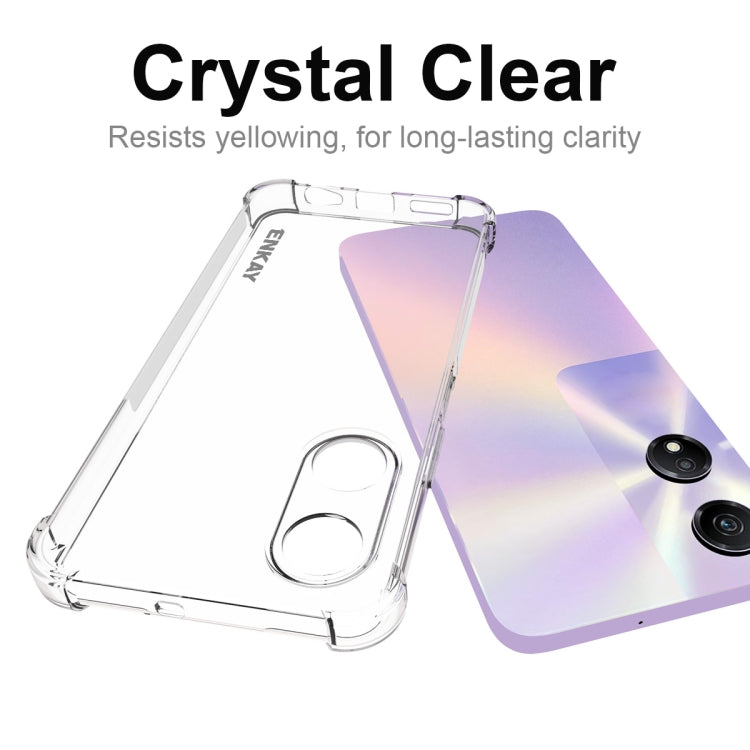 For Honor Play 40 5G / Play 40C 5G ENKAY Hat-Prince Transparent TPU Shockproof Phone Case by ENKAY