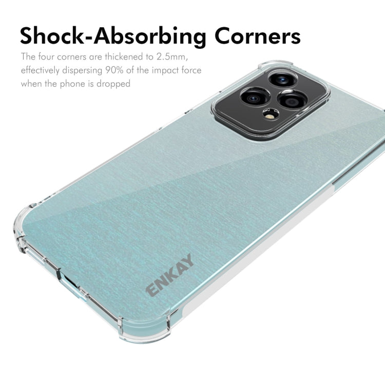 For Honor 200 Lite Global ENKAY Hat-Prince Transparent TPU Shockproof Phone Case by ENKAY
