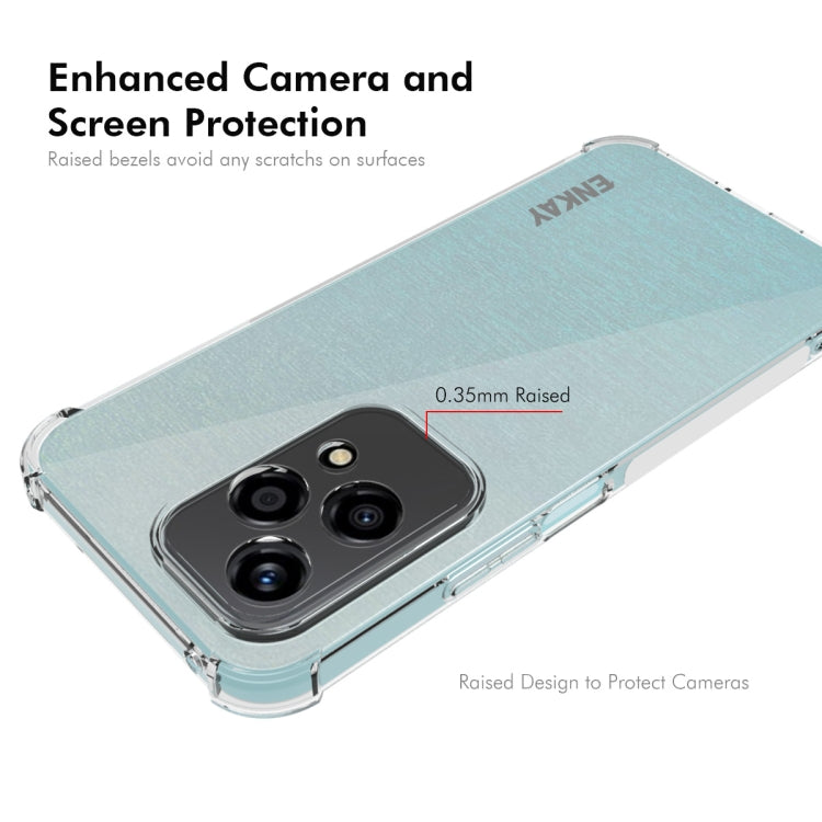 For Honor 200 Lite Global ENKAY Hat-Prince Transparent TPU Shockproof Phone Case by ENKAY