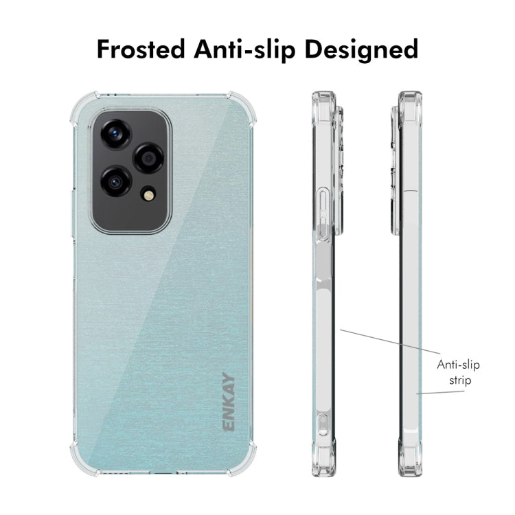 For Honor 200 Lite Global ENKAY Hat-Prince Transparent TPU Shockproof Phone Case by ENKAY