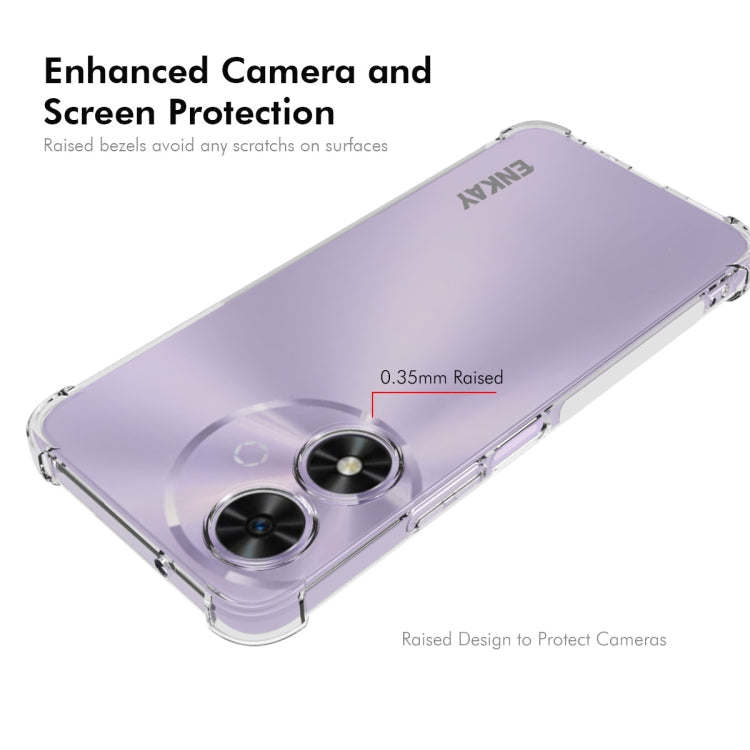 For Honor Play 50m / Play 50 ENKAY Hat-Prince Transparent TPU Shockproof Phone Case by ENKAY