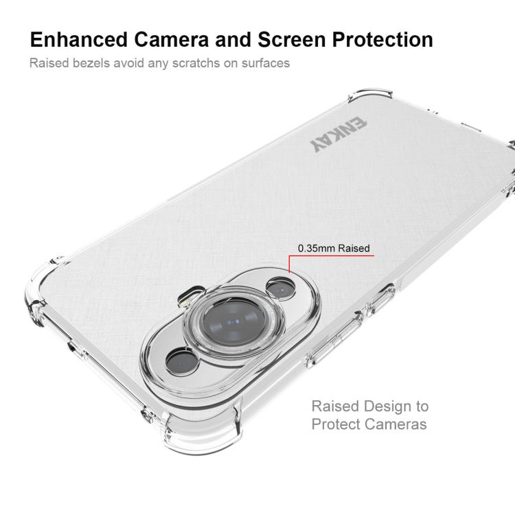 For Huawei nova 11 4G ENKAY Hat-Prince Transparent TPU Shockproof Phone Case by ENKAY