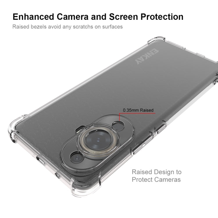 For Huawei nova 11 Pro / 11 Ultra 4G ENKAY Hat-Prince Transparent TPU Shockproof Phone Case by ENKAY