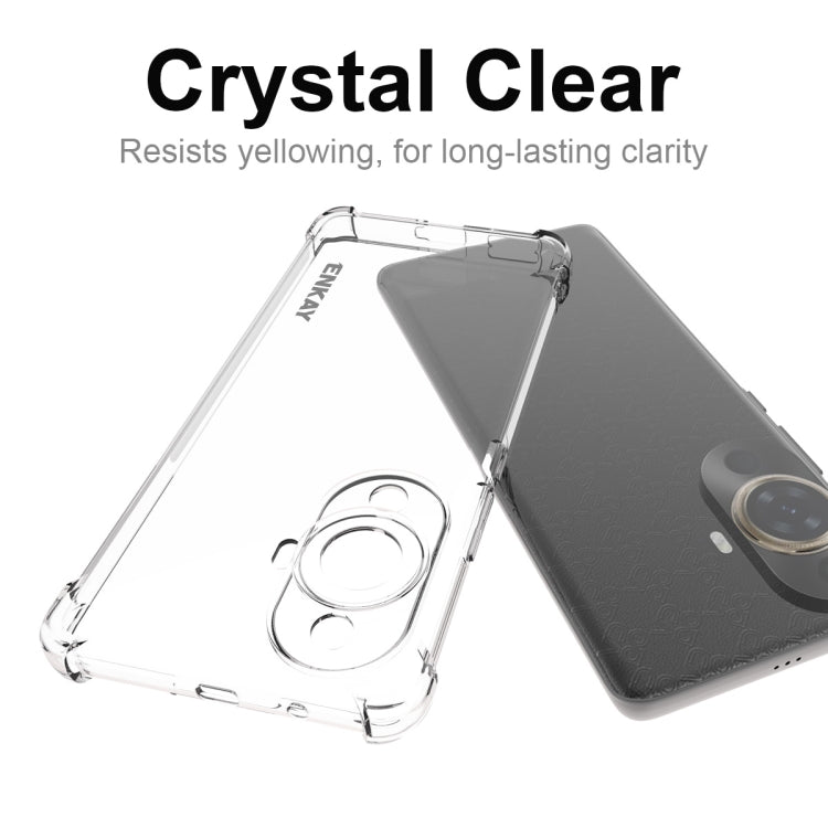 For Huawei nova 11 Pro / 11 Ultra 4G ENKAY Hat-Prince Transparent TPU Shockproof Phone Case by ENKAY
