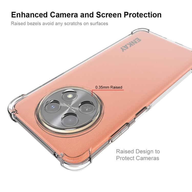 For Huawei Enjoy 60X 4G / nova Y91 4G ENKAY Hat-Prince Transparent TPU Shockproof Phone Case by ENKAY