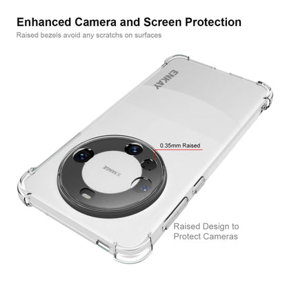 For Huawei Mate 60 Pro ENKAY Hat-Prince Transparent TPU Shockproof Phone Case by ENKAY