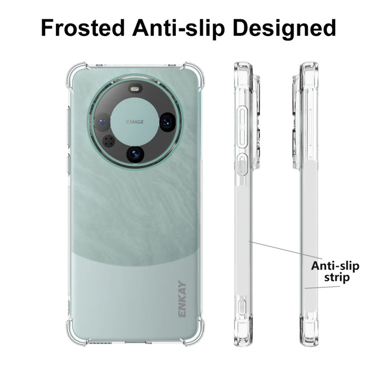 For Huawei Mate 60 ENKAY Hat-Prince Transparent TPU Shockproof Phone Case by ENKAY